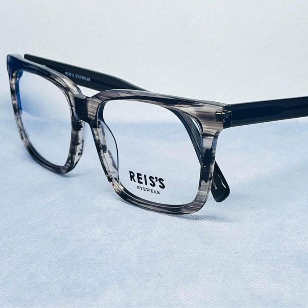 Eyeglasses frames, prescription ready 53-19-145 Clear Brown and gray